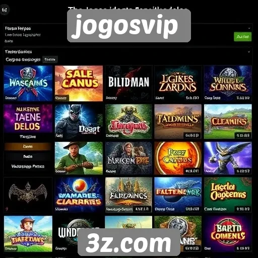 analise de popularidade dos jogos disponíveis no jogosvip