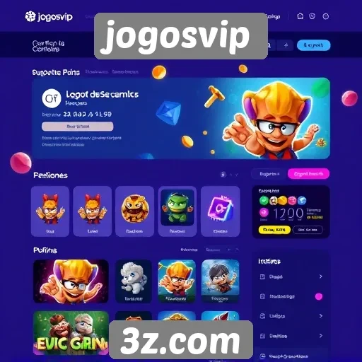 Navegação intuitiva é um dos pontos fortes do Jogosvip