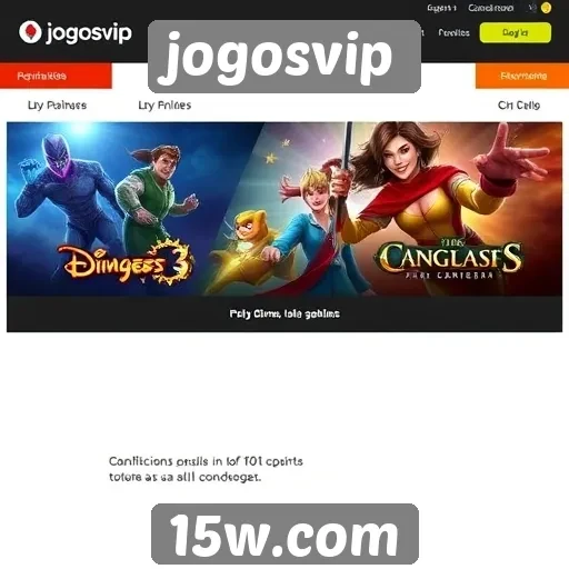 Jogosvip oferece ampla variedade de títulos populares