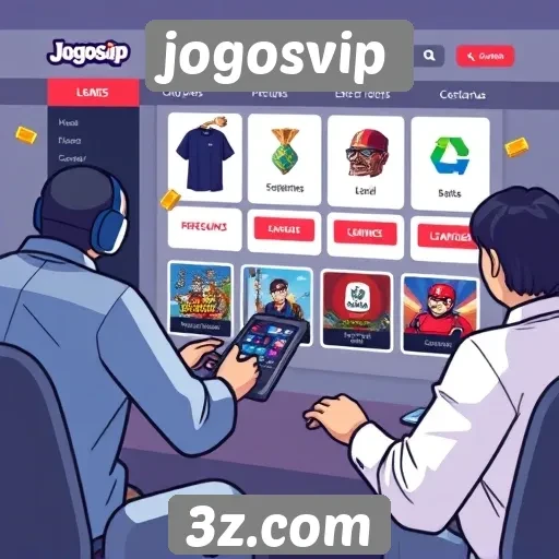 Interface do JogosVIP e sua usabilidade