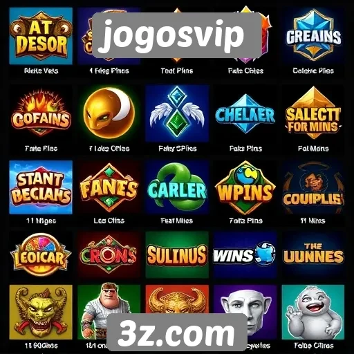 Análise de jogos populares no site Jogosvip